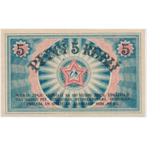 Łotwa (Ryga), 5 rubli 1919