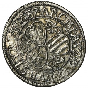 Austria, Ferdinand II, 3 Kreuzer Graz 1637