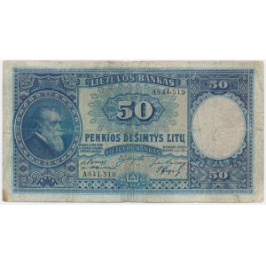 Litwa, 50 litów 1928
