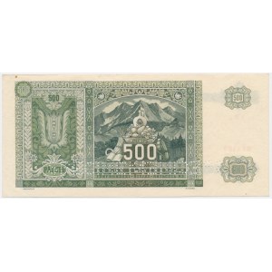 Słowacja, 500 koron 1941 - WZÓR -