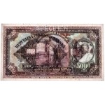 Czechoslovakia, 5.000 Korun 1920 - SPECIMEN -