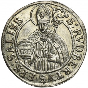 Austria, Archbishopric of Salzburg, Johann Ernest von Thun Hohenstein, 3 Kreuzer Salzburg 1689