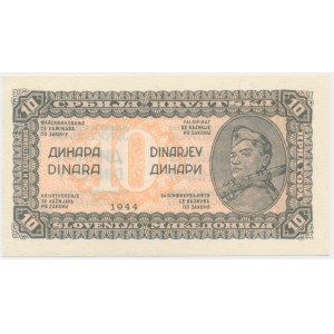 Yugoslavia, 10 Dinars 1944