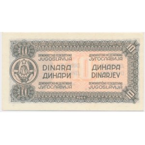 Yugoslavia, 10 Dinars 1944