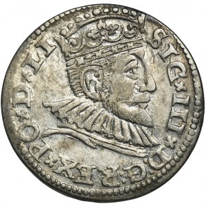 Sigismund III Vasa, 3 Groschen Riga 1592 - LI