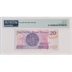 20 złotych 1994 - AA 0008792 - niski numer - PMG 67 EPQ