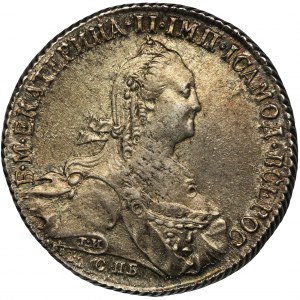 Russia, Catherine II, Rouble Petersburg 1773 СПБ ОЛ