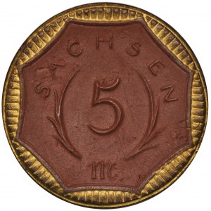 Germany, Saxony, 5 Mark 1921