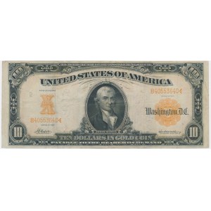 USA, Gold Certificate, 10 Dollars 1907 - Napier & McClung