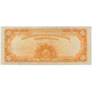 USA, Gold Certificate, 10 dolarów 1907 - Napier & McClung
