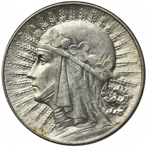 Głowa Kobiety, 5 złotych Warszawa 1933