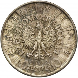 Piłsudski, 10 złotych 1935