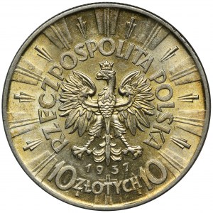 Piłsudski, 10 złotych 1937