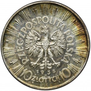 Piłsudski, 10 złotych 1938