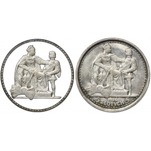 Konstytucja, 5 złotych 1925 - RZADKA, 81 perełek