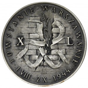 Medal Powstanie Warszawskie 1984
