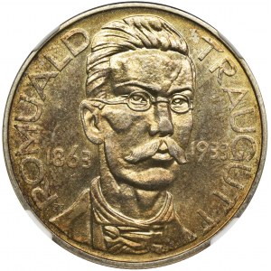 Traugutt, 10 złotych 1933 - NGC MS62