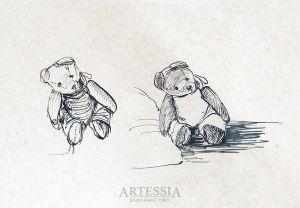 Teresa Wierusz (1931-2017), Miśki pluszowe, 3 ćw. XX w.