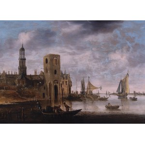 Malarz holenderski (XVIII w.), Widok portu, pocz. XVIII w.