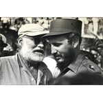 Salas, Ernest Hemingway y Fidel Castro, Cuba 1960 r.