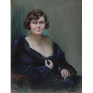 Henryk Krystian Wiercieński (1876-1964), Portret hrabiny Alicji Litow(1928)