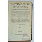 BUCHOZ (Buc'Hoz) Piotr Józef, Dictionnaire veterinaire, et des animaux domestiques.