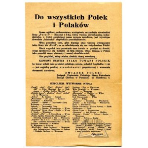 DO WSZYSTKICH Polek i Polaków.