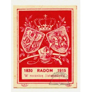 RADOM. 1830 - 1915. am Jahrestag im November.