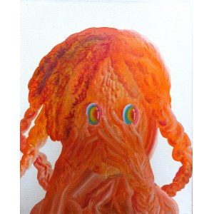 Margaret Wielek-Mandrela, All the time with face paint, 2018