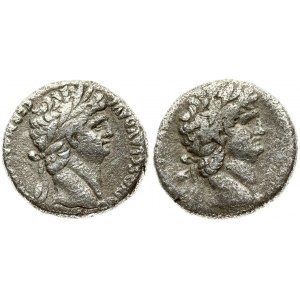 Roman Empire 1 Tetradrachm Nero (54-68) - Seleucis and Pieria / Antioch - With Divus Claudius.  Averse...