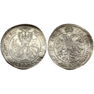 Germany NURNBERG 1 Thaler 1637 (b) Ferdinand II(1619-1637). Averse: Three shields dividing date above. Reverse...