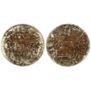 Germany BRUNSWICK-WOLFENBÜTTEL 1/12 Thaler 1752 Karl I(1735-1780). Averse: Horse rearing left. Reverse: 5...