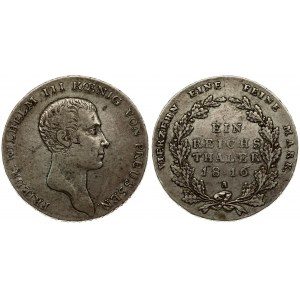 Germany PRUSSIA 1 Thaler 1816 A Friedrich Wilhelm III(1797-1840). Averse: Head right. Averse Legend: FRIEDR...