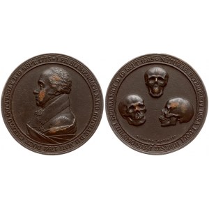 Germany Medal 1825 MEDICINE. Blumenbach. Johann Friedrich (* 1752 +1840); anatomist and anthropologist. Medal 1825 (H...