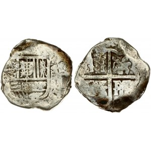 Mexico SPANISH COLONY 8 Reales (1621-67) Philip IV(1621-1665). Averse: Legend around crowned arms. Reverse...