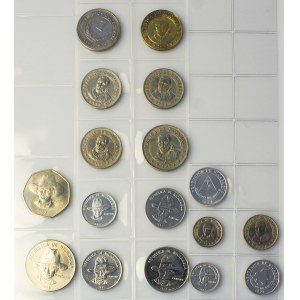 Nicaragua 5-50 Centavos & 1-5 Cordobas (1943-2000) Mostly UNC. Lot of 17 Coins