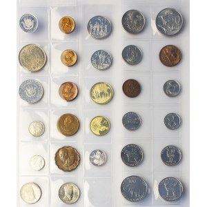 South Africa & Burundi & Ethiopia & Eritrea (1900-2000). South Africa - 6 Coins; Burundi - 3 Coins; Ethiopia - 14 Coins...