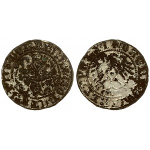 Lithuania 1/2 Grosz 15?? Vilnius. Sigismund I the Old (1506-1548) - Lithuanian coins Vilnius. Averse: Chase...