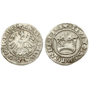Poland  1/2 Grosz 1523 Silesia the city of Swidnica - Ludwik Jagiellonczyk (1516-1526); the king of Bohemia and Hungary...