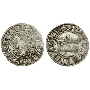 Poland 1/2 Grosz 1524 Silesia the city of Swidnica - Ludwik Jagiellonczyk (1516-1526); the king of Bohemia and Hungary...