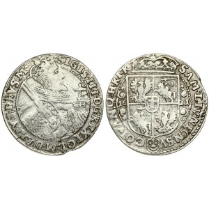 Poland 1 Ort 1621 (PRVS:M) Bydgoszcz. Sigismund III Vasa (1587-1632). Averse: Crowned half-length figure right. Reverse...