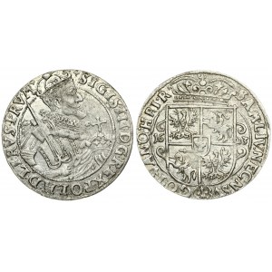 Poland 1 Ort 1623 (PRV M) Bydgoszcz. Sigismund III Vasa (1587-1632). Averse: Crowned half-length figure right. Reverse...