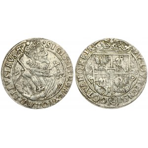 Poland 1 Ort 1623 (PRVS M) Bydgoszcz. Sigismund III Vasa (1587-1632). Averse: Crowned half-length figure right. Reverse...
