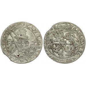 Poland 1 Ort 1624 (PRVS M) Bydgoszcz. Sigismund III Vasa (1587-1632). Averse: Crowned half-length figure right. Reverse...