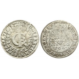 Poland 1 Zloty 1663 AT Krakow. John II Casimir Vasa (1649-1668) - crown coins; zloty (tymf) 1663 AT. Averse...