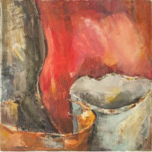 Ewa Ludwikowska (née en 1956), Composition avec des seaux, 2018
