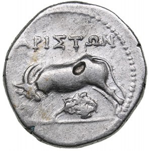 Illyria - Apollonia - Aristen AR Drachm - (circa 250-48 BC)