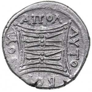 Illyria - Apollonia - Niken & Autoboulos AR Drachm - (circa 250-48 BC)