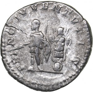 Roman Empire AR Denarius - Geta, as Caesar (200-202 AD)