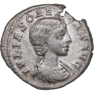 Roman Empire AR Denarius - Julia Soaemias (mother of Elagabalus)(218-220 AD)